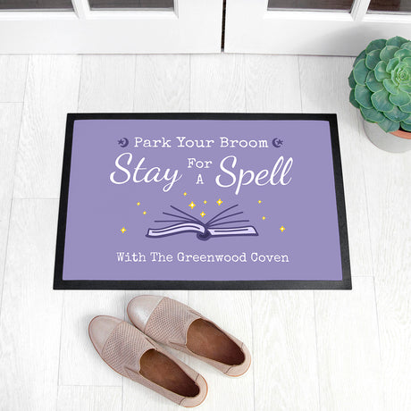 Personalised Halloween Spell Book Doormat Default Title - Doormats at Gift Moments