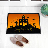 Personalised Halloween Spooky House Doormat: 1 - Doormats By Gift Moments