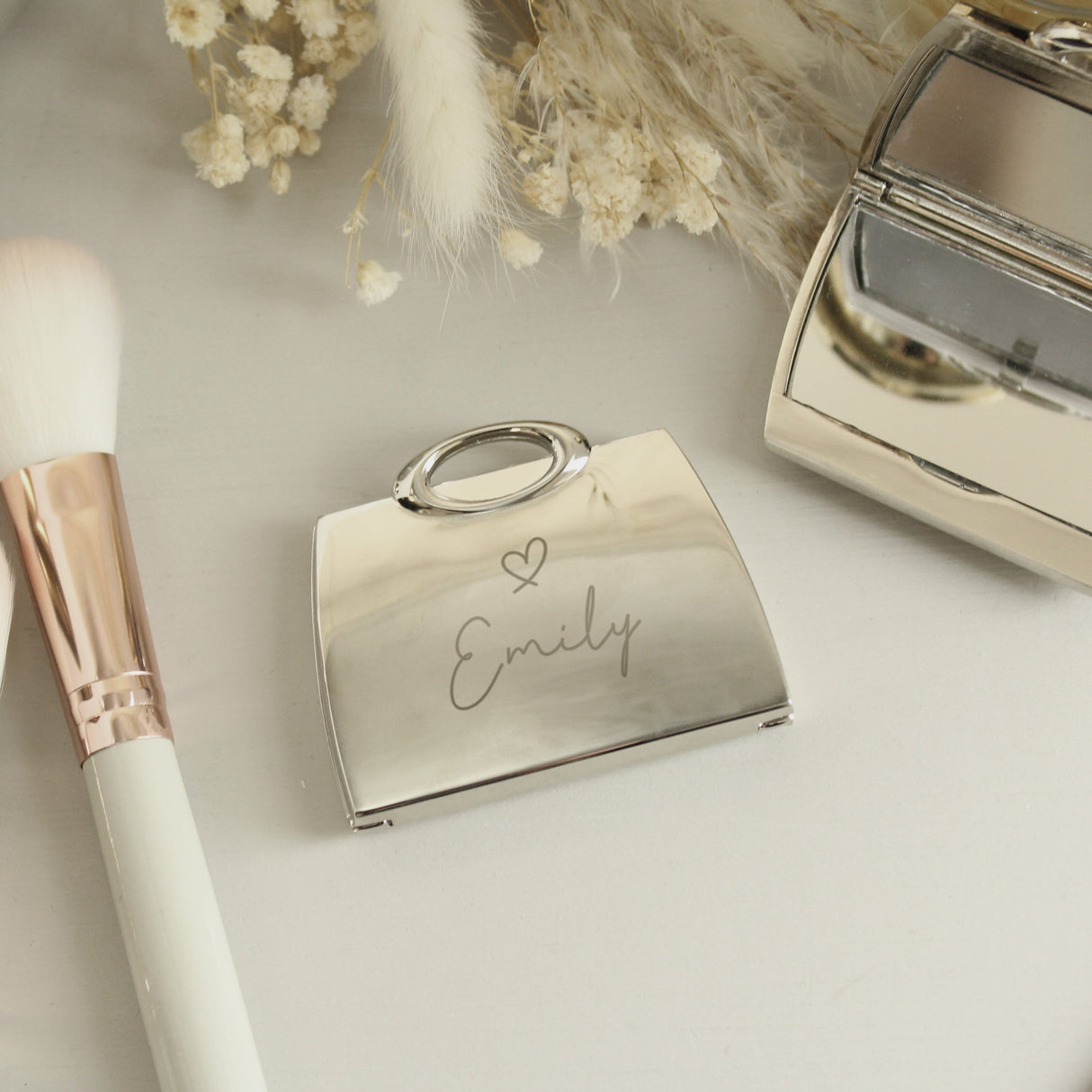 Personalised Handbag Compact Mirror: 3 - Compact Mirrors By Gift Moments