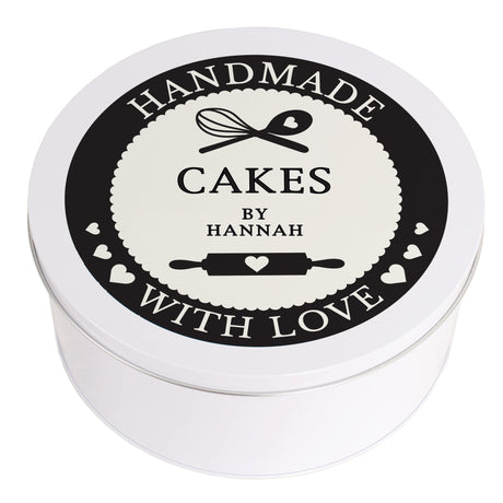 Personalised Handmade Cake Tin with Love: 5 - Storage By Gift Moments