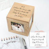 Personalised Handwriting Keepsake Photo Cube: 2 - Photo Cubes By Gift Moments