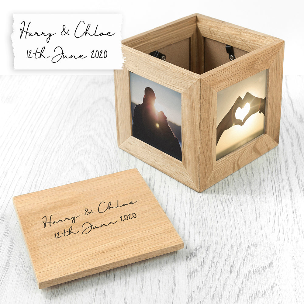 Personalised Handwriting Keepsake Photo Cube: 5 - Photo Cubes By Gift Moments