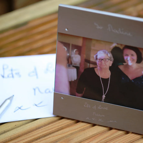 Personalised Handwriting Photo Frame: 4 - Photo Frames By Gift Moments