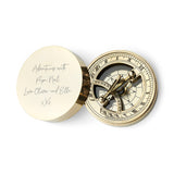 Personalised Handwriting Sundial Compass Gift: 7 - Compasses By Gift Moments