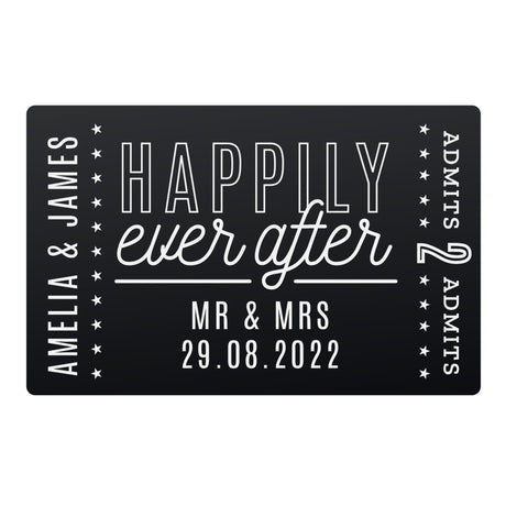 Personalised Happily Ever After Wallet Card: 3 - Wallet Cards By Gift Moments