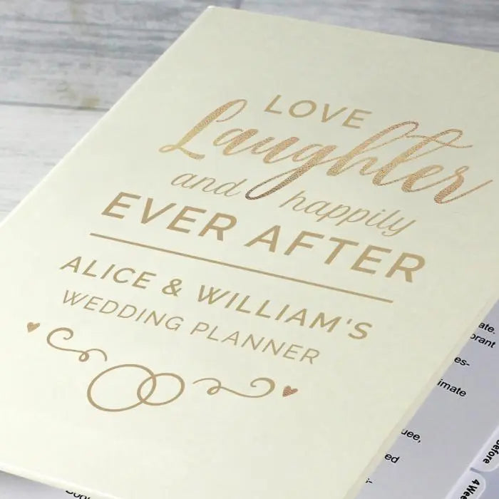 Personalised Wedding Planner: Happily Ever After: 5 - Calendars & Planners By Gift Moments