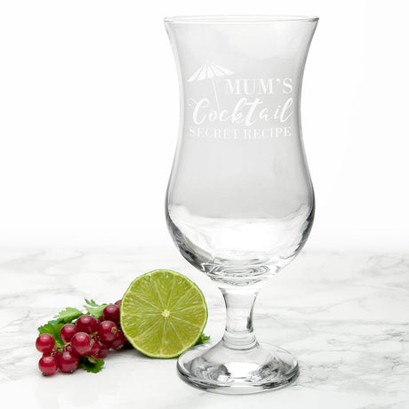 Personalised Cocktail Glass with Fun Design: 2 - Cocktail Glasses By Gift Moments