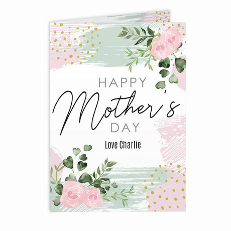 Personalised Mother’s Day Abstract Rose Card: 3 - Greeting Cards By Gift Moments