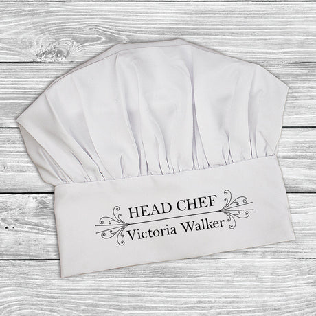 Personalised Head Chef Hat: 5 - Chef Hats By Gift Moments