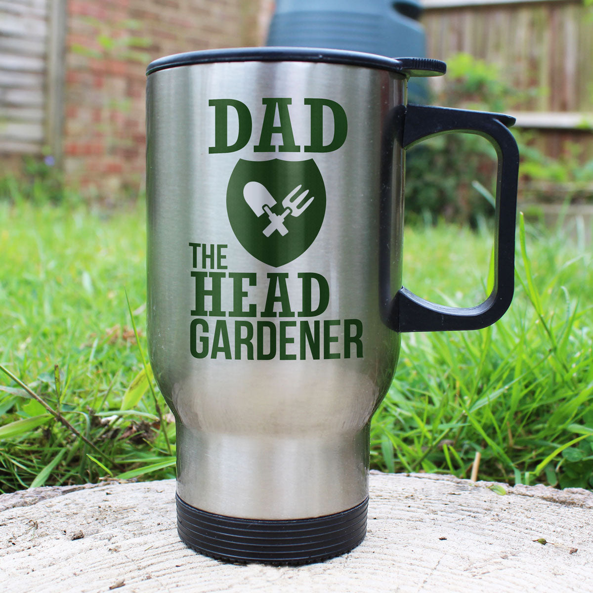 Personalised The Head Gardener’s Stainless Steel Mug: 1 - Travel Mugs By Gift Moments