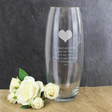 Personalised Heart Bullet Vase: 2 - Vases By Gift Moments