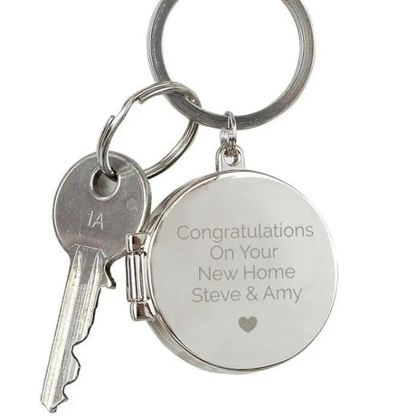 Personalised Heart Motif Photo Keyring: 4 - Keyrings By Gift Moments