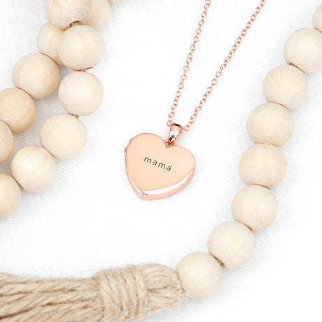 Personalised Heart Photo Locket Necklace: 9 - Necklaces By Gift Moments