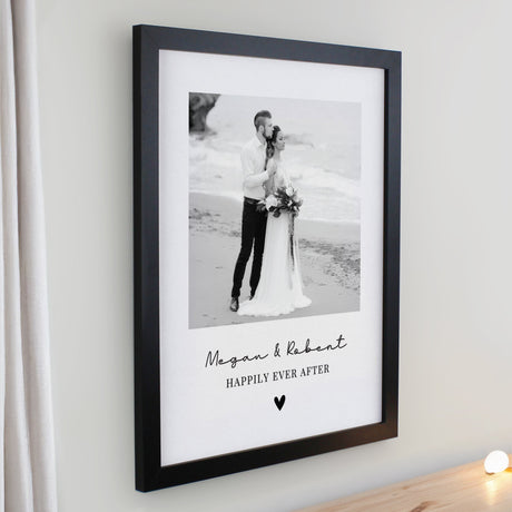 Personalised Heart Photo Upload Framed Prints: 6 - Framed Prints By Gift Moments