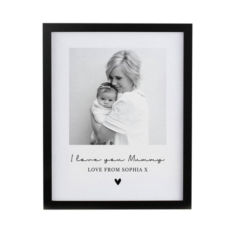 Personalised Heart Photo Upload Framed Prints: 9 - Framed Prints By Gift Moments