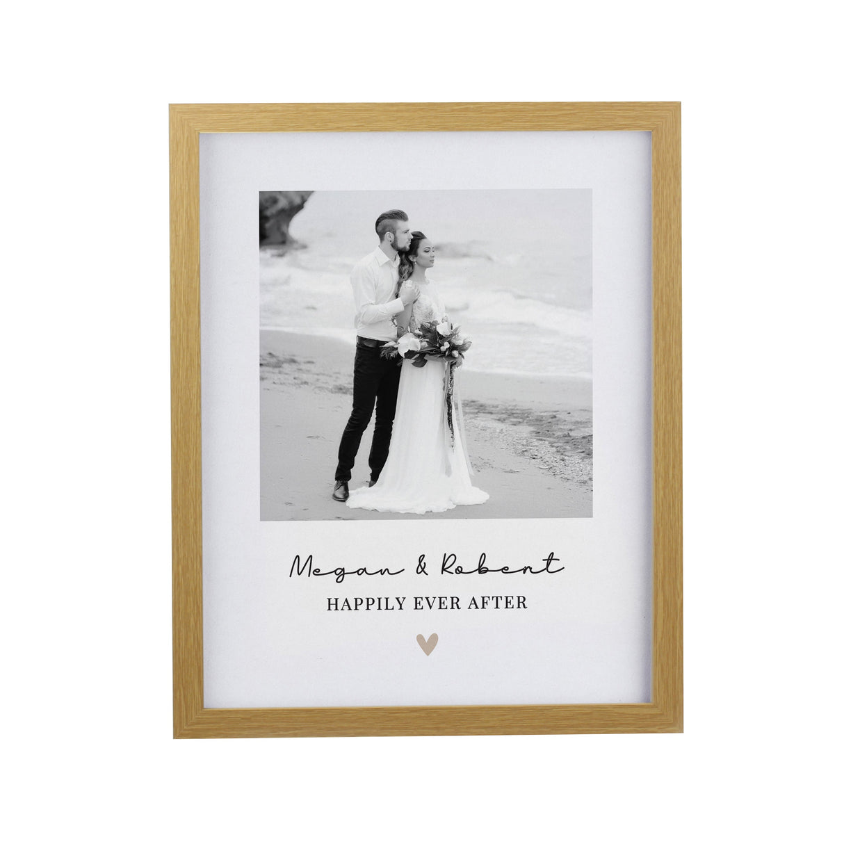 Personalised Heart Photo Upload Framed Prints: 8 - Framed Prints By Gift Moments