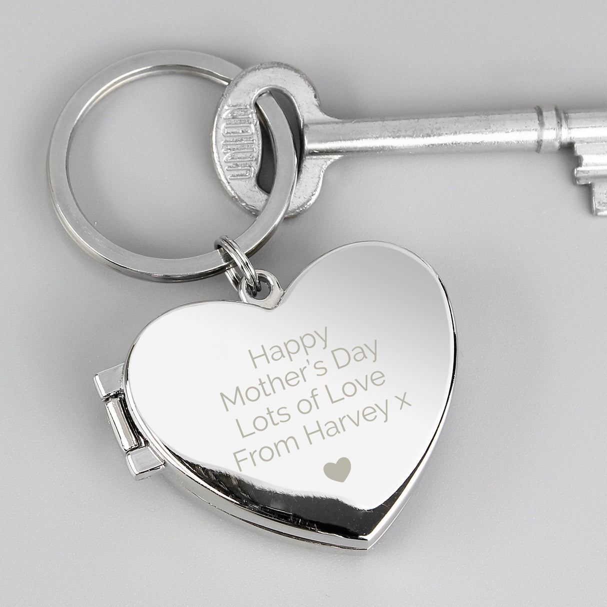 Personalised Heart Photo Frame Keyring: 8 - Keyrings By Gift Moments