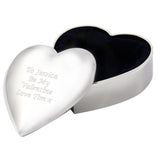 Personalised Heart-Shaped Trinket Box: 3 - Trinket Boxes By Gift Moments