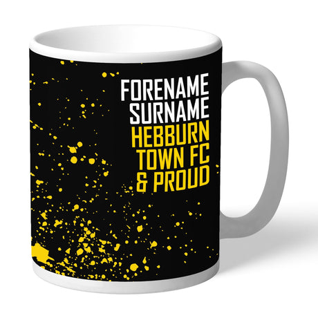 Personalised Hebburn Town FC Mug: 1 - Mugs By Hebburn Town