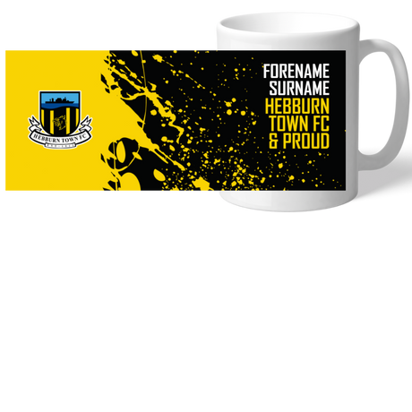 Personalised Hebburn Town FC Mug: 2 - Mugs By Hebburn Town