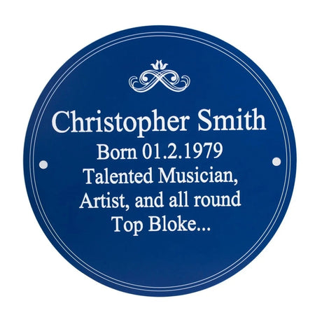 Personalised Heritage Plaque: 3 - Signs & Plaques By Gift Moments