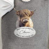 Personalised Highland Cow Laundry Bag: 4 - Storage By Gift Moments