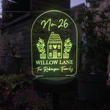 Personalised Solar LED Garden Light: 4 - Solar Lights By Gift Moments