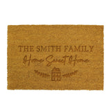 Personalised Home Sweet Home Indoor Doormat: 5 - Doormats By Gift Moments