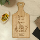 Personalised HOME Wooden Paddle Board: 3 - Chopping Boards By Gift Moments