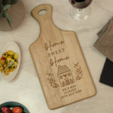 Personalised HOME Wooden Paddle Board: 2 - Chopping Boards By Gift Moments