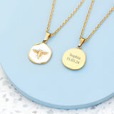 Personalised Honey Bee Necklace: 1 - Necklaces By Gift Moments