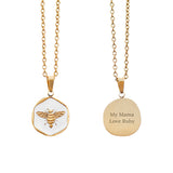 Personalised Honey Bee Necklace: 4 - Necklaces By Gift Moments