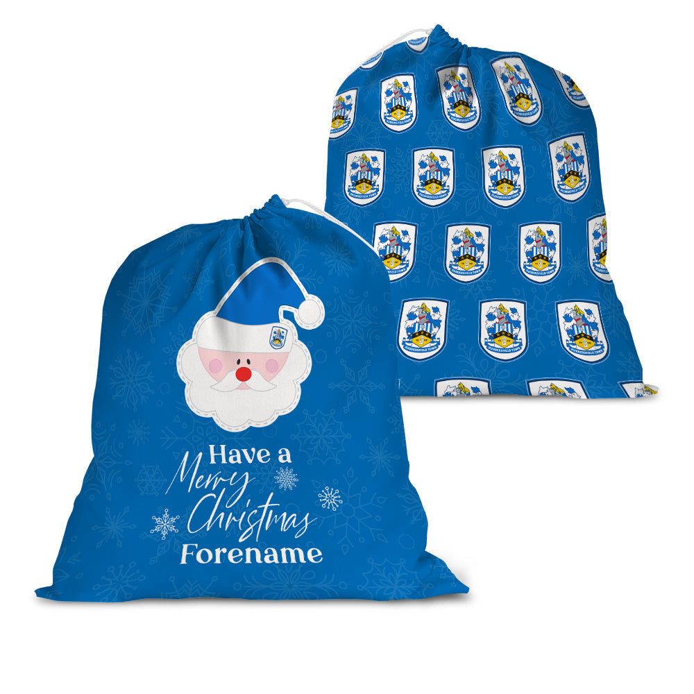 Personalised Huddersfield Town Christmas Santa Sack: 1 - Christmas By Huddersfield Town