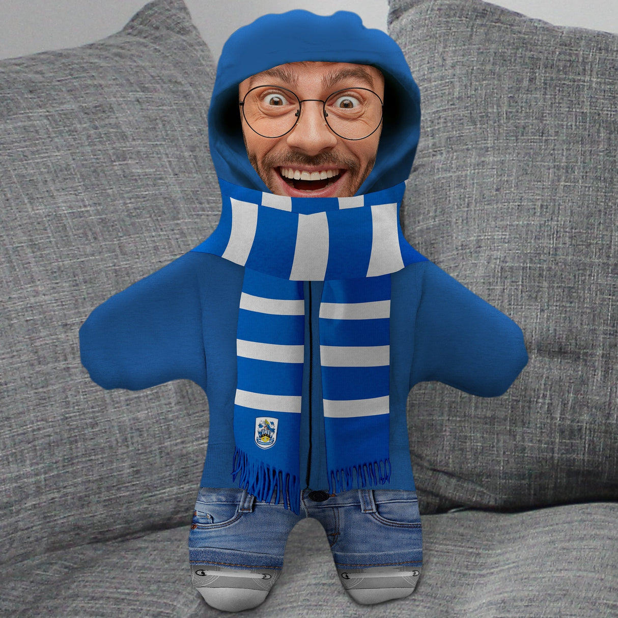 Huddersfield Town AFC Personalised Mini Me Cushion: 1 - Cushions By Huddersfield Town