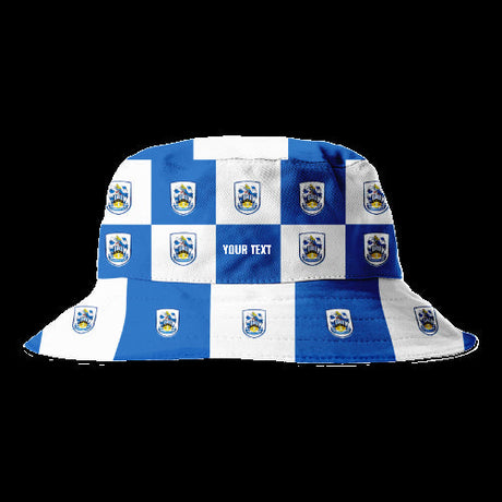 Personalised Huddersfield Town Chequered Bucket Hat: 1 - Caps & Hats By Huddersfield Town