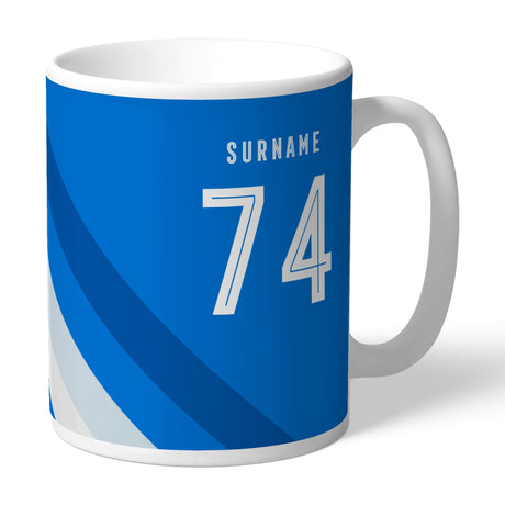 Personalised Huddersfield Town FC Stripe Mug: 1 - Mugs By Huddersfield Town