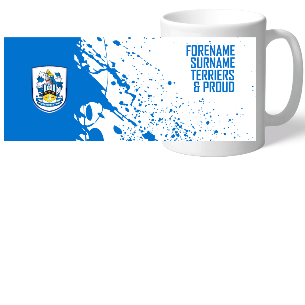 Personalised Huddersfield Town Fan Mug: 2 - Mugs By Huddersfield Town