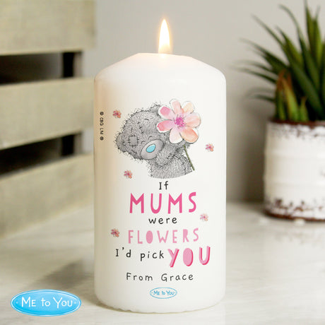 Personalised Me To You Flowers Candle: 3 - Candles