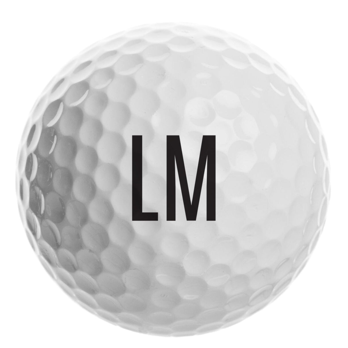 Personalised Initials Golf Ball Keepsake: 4 - Golf Balls By Gift Moments