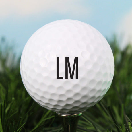 Personalised Initials Golf Ball Keepsake: 3 - Golf Balls By Gift Moments