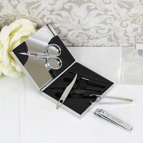 Personalised Initials Manicure Set: 3 - Travel Accessories By Gift Moments