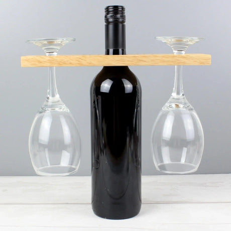 Personalised Initials Wine Glass & Bottle Holder: 2 - Barware By Gift Moments