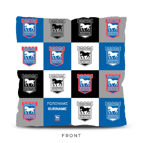 Personalised Ipswich Town FC 18’’ Cushion: 1 - Cushions By Ipswich Town