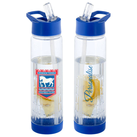 Ipswich Town FC Crest Sport Infuser Bottle: 1 - Water Bottles By Ipswich Town