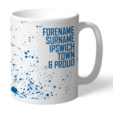 Personalised Ipswich Town FC Mug: 1 - Mugs By Ipswich Town