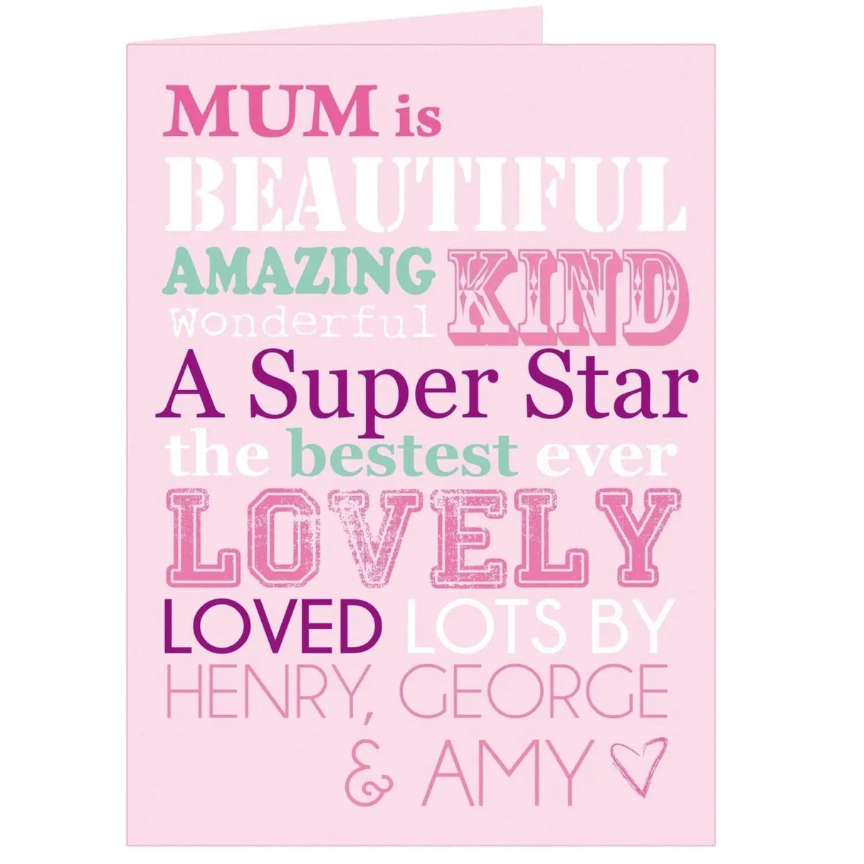 Personalised She Is... Greeting Card: 1 - Greeting Cards By Gift Moments