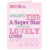 Personalised She Is... Greeting Card: 1 - Greeting Cards By Gift Moments