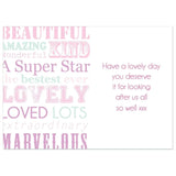 Personalised She Is... Greeting Card: 2 - Greeting Cards By Gift Moments