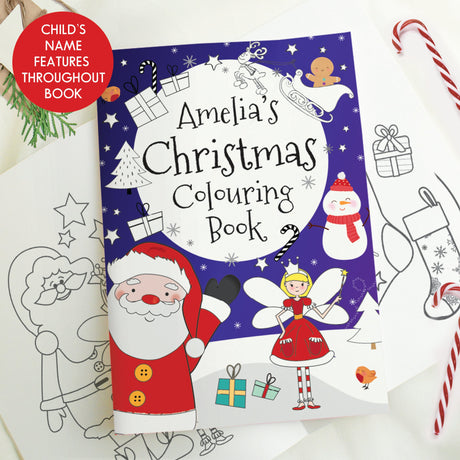 Personalised Christmas Fairy Colouring Book: 6 - Books By Gift Moments