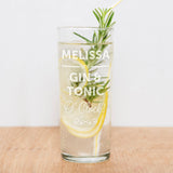 Personalised It’s O’Clock Hi Ball Glass: 2 - Highball Glasses By Gift Moments